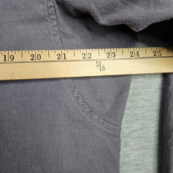 Lululemon Purple Button Down Long Sleeve One Pocket Front Shirt Size XXL - Picture 3 of 7